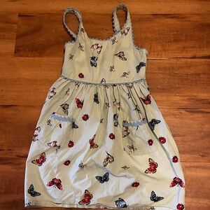 Hanna Andersson Blue Skirt with Butterfly Print